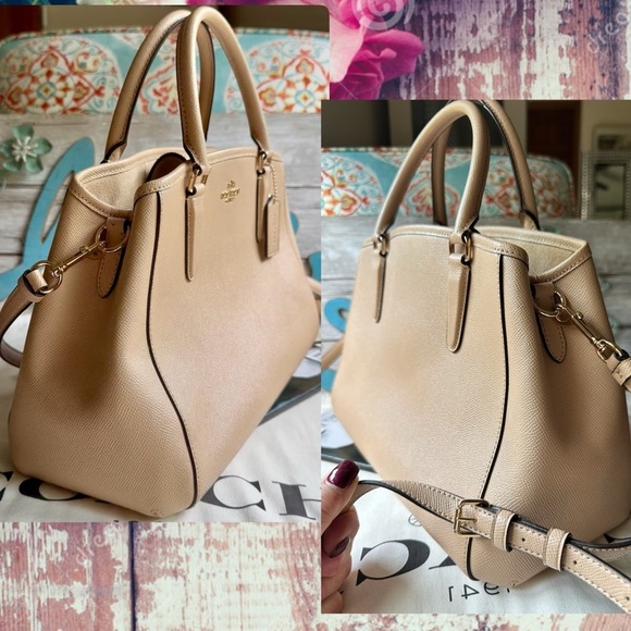 COACH NUDE BEIGE MARGOT CROSSBODY BAG / SATCHEL 57527 - Picture 5 of 16